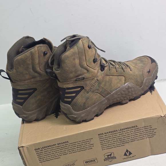 Irish Setter VaprTrek 2815 Red Wing Shoes Men\'s 10.5 D Camo Hunting Boots 8\